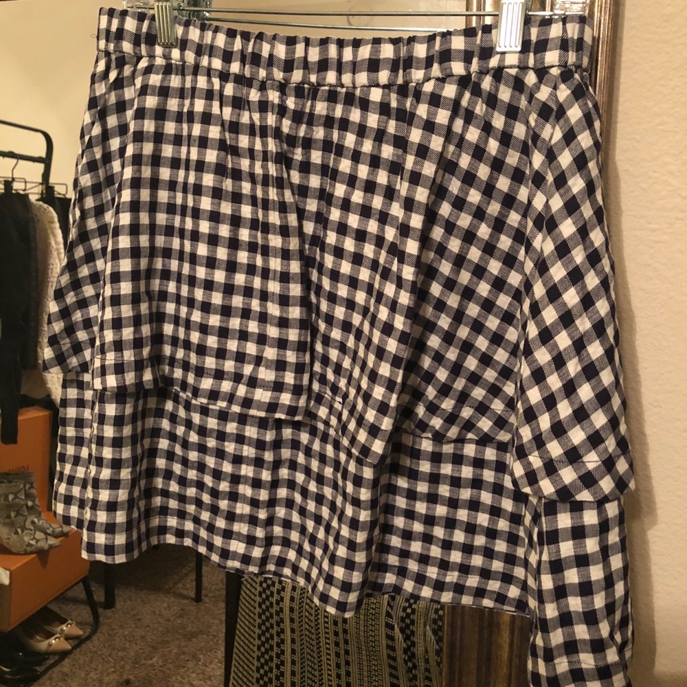 MADEWELL CHECKERED SKIRT